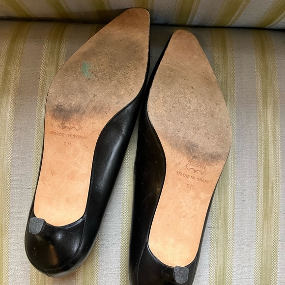 Talbots Black calfskin kitten heels 8M - Picture 7 of 8